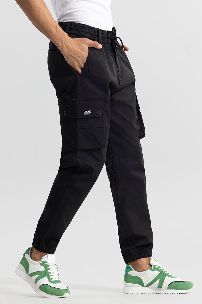 Stiller Black Cargo Pant | Relove