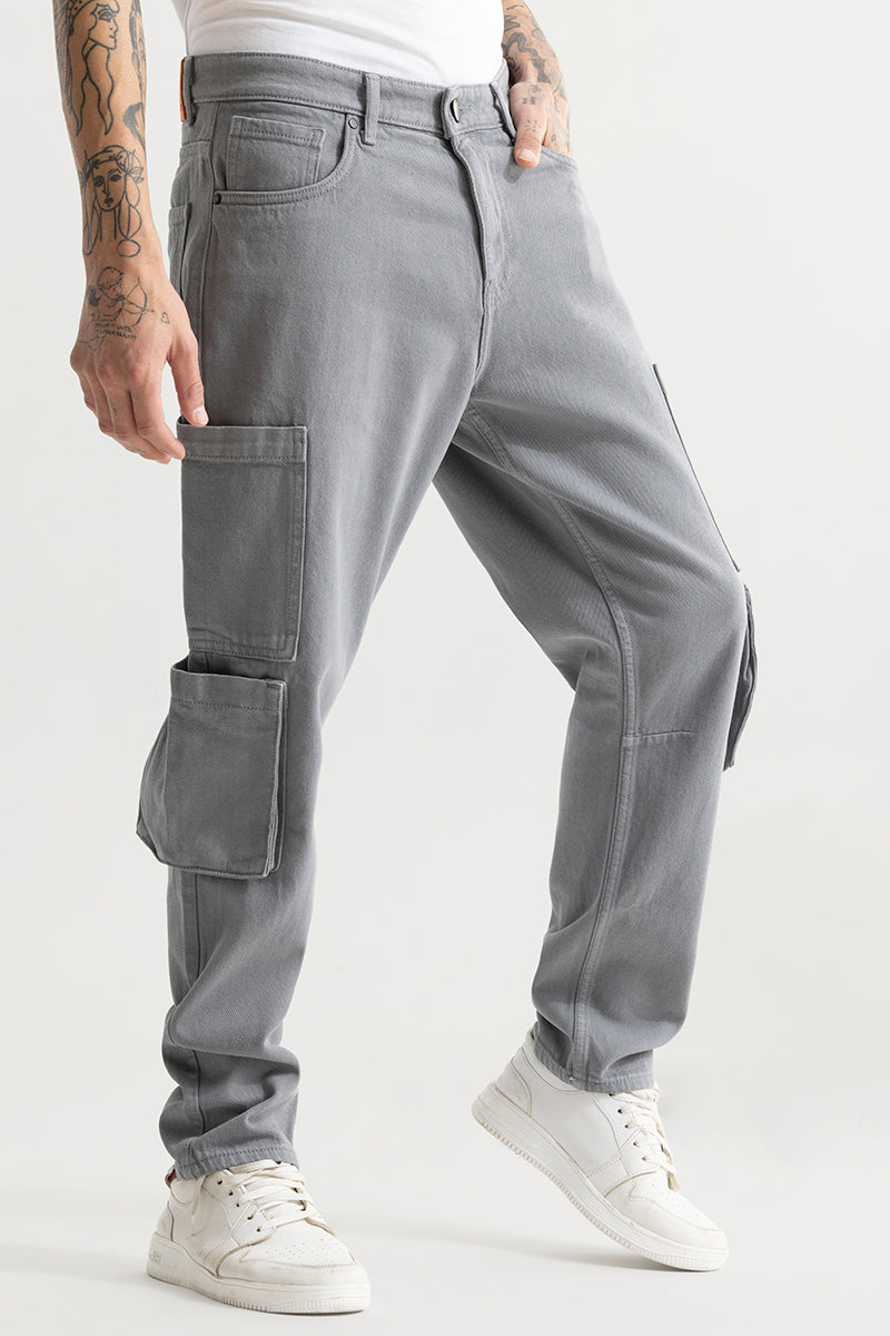 Void Grey Baggy Fit Jeans | Relove