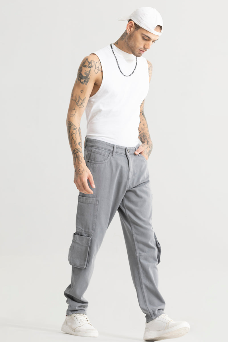 Void Grey Baggy Fit Jeans | Relove