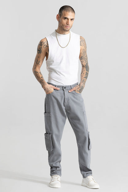 Void Grey Baggy Fit Jeans | Relove