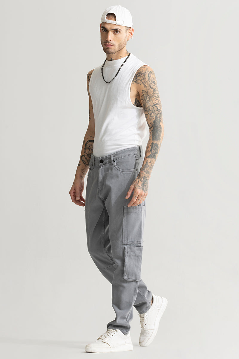 Void Grey Baggy Fit Jeans | Relove