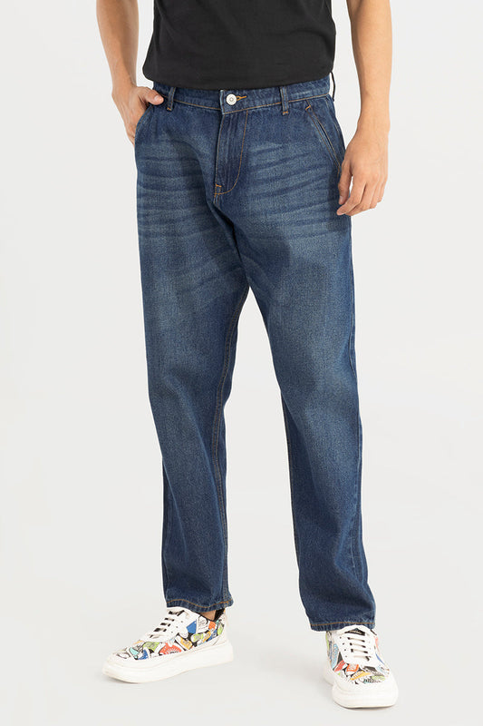 Zappy Blue Basic Baggy Jeans | Relove