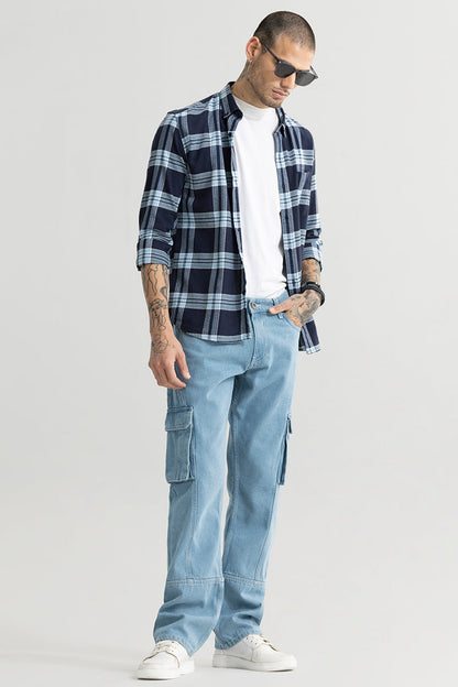 Sphinx Ice Blue Straight Fit Jeans | Relove