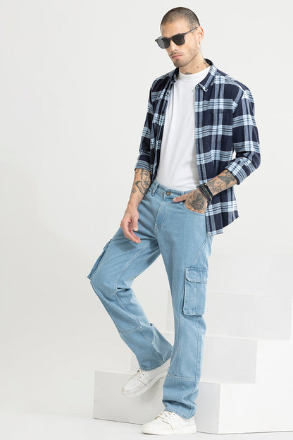 Sphinx Ice Blue Straight Fit Jeans | Relove