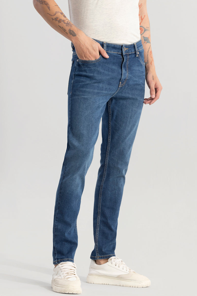 Trex Aegean Blue Slim Fit Jeans | Relove