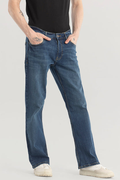 UrbanFlare Aegean Blue Boot Cut Jeans | Relove