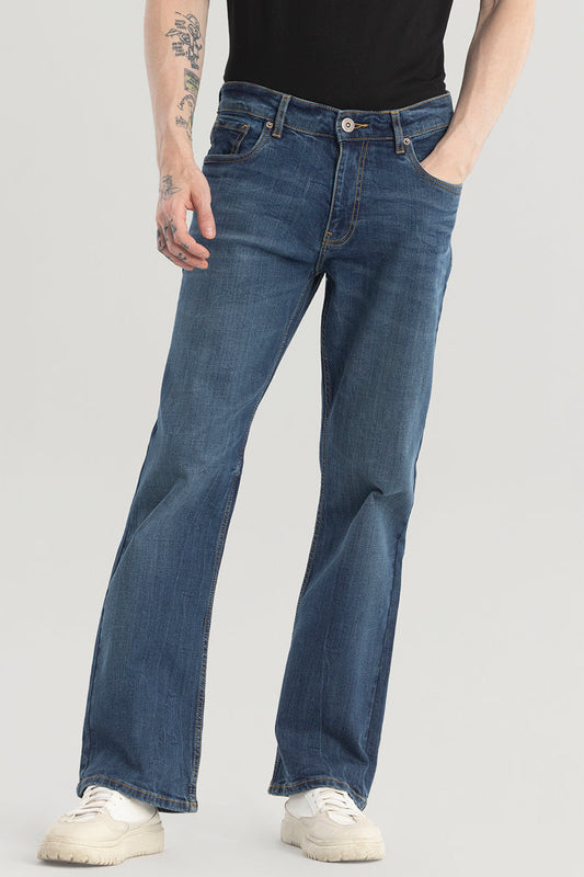 UrbanFlare Aegean Blue Boot Cut Jeans | Relove