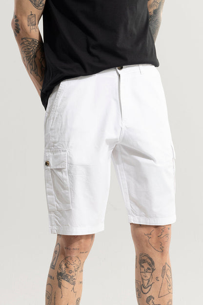 Basic Breeze White Shorts | Relove