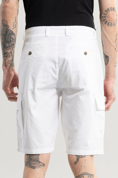 Basic Breeze White Shorts | Relove