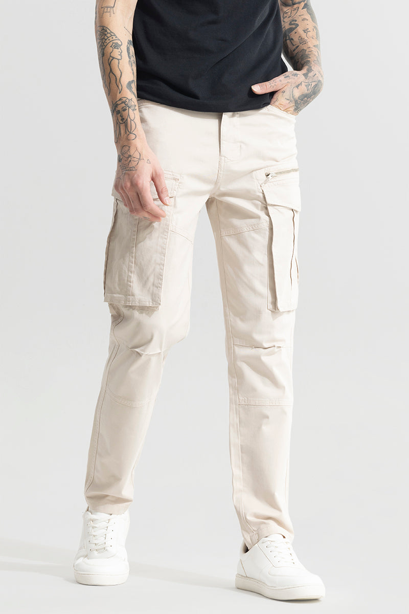 Outlander Cream Cargo Pant | Relove