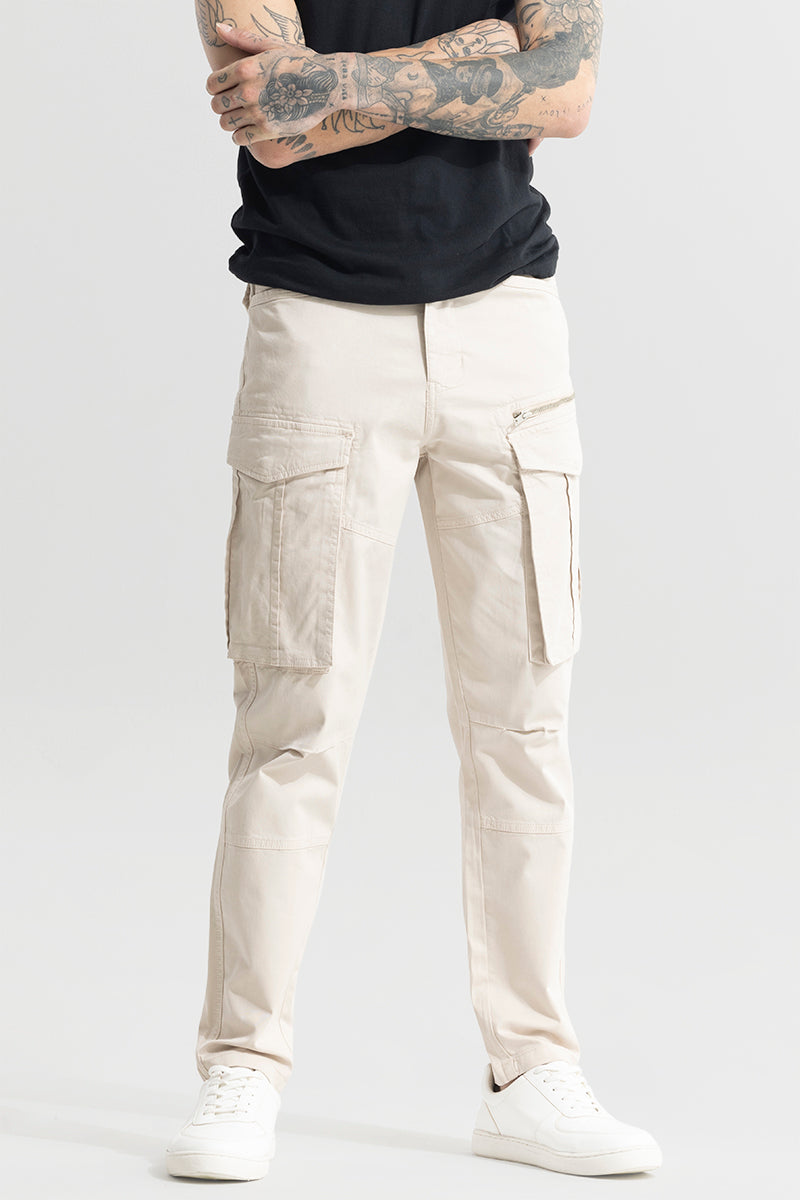 Outlander Cream Cargo Pant | Relove