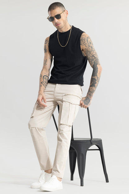 Outlander Cream Cargo Pant | Relove