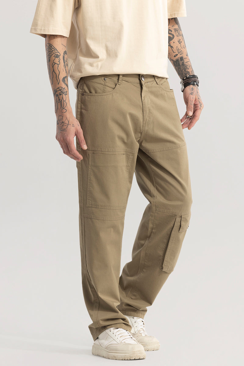 Trekker Beige Cargo Pant | Relove