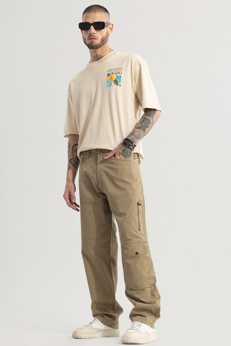 Trekker Beige Cargo Pant | Relove