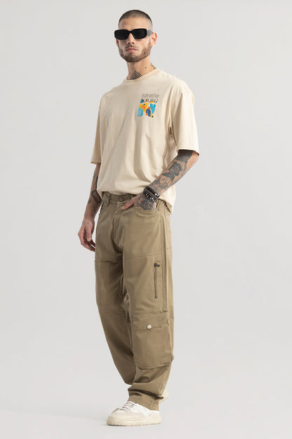 Trekker Beige Cargo Pant | Relove