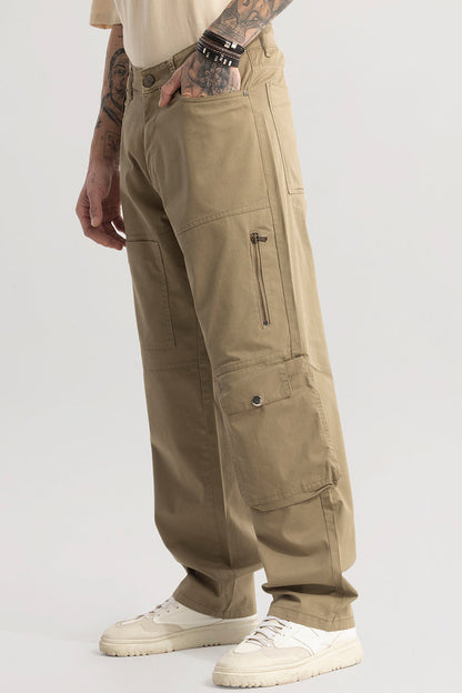 Trekker Beige Cargo Pant | Relove