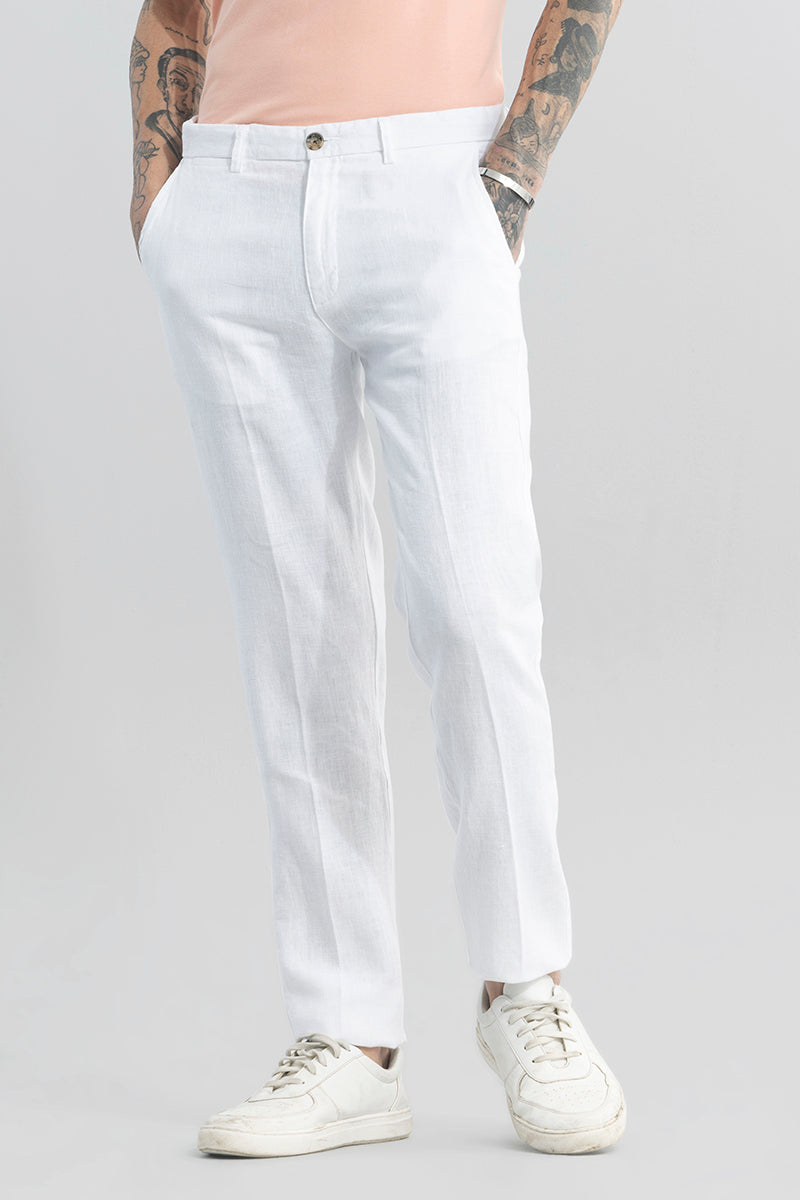 Linen White Pant | Relove