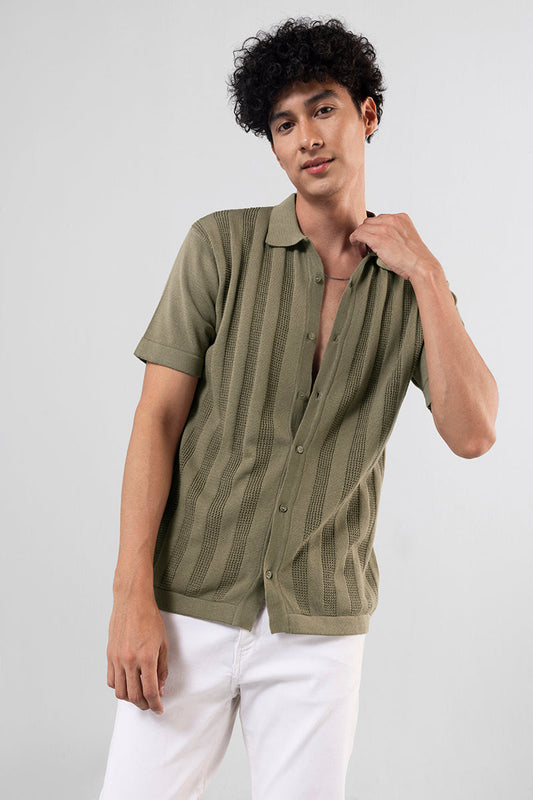 Elliot Knit Green Shirt | Relove