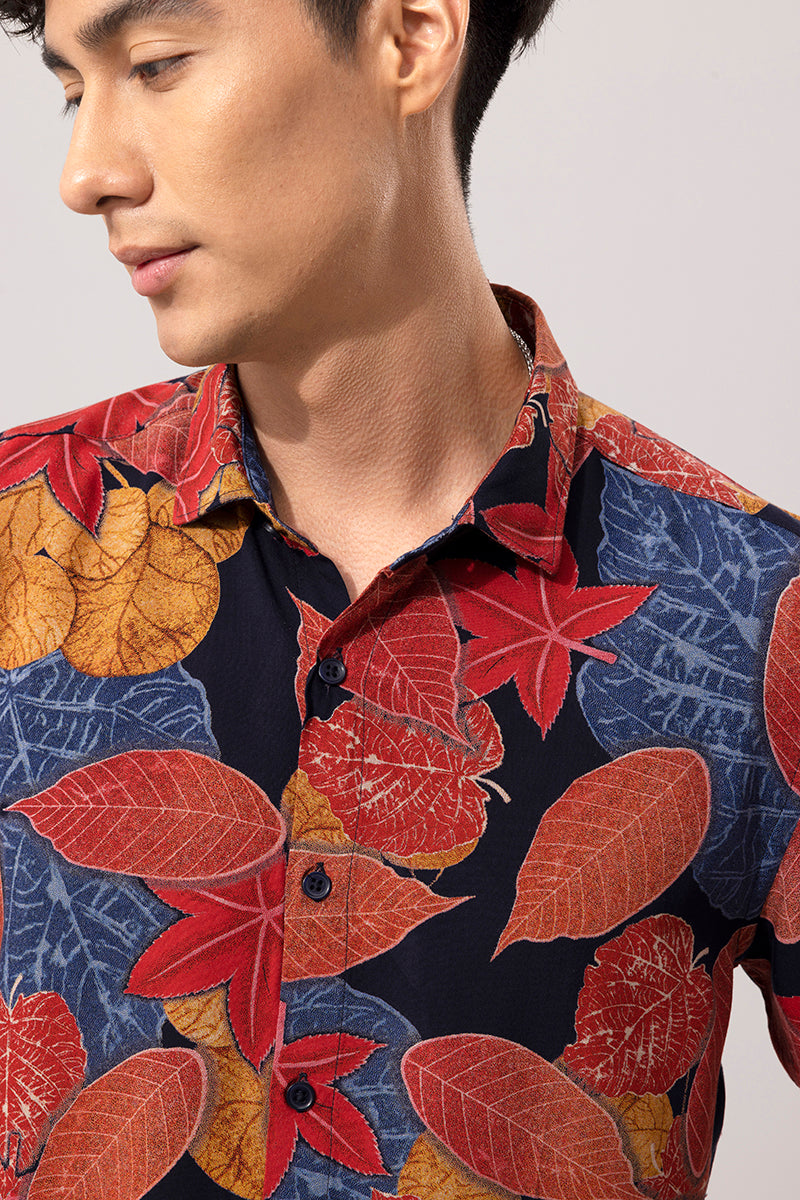 White Ash Leaf Red Shirt | Relove