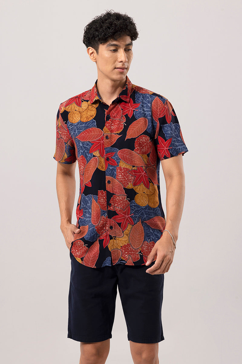 White Ash Leaf Red Shirt | Relove