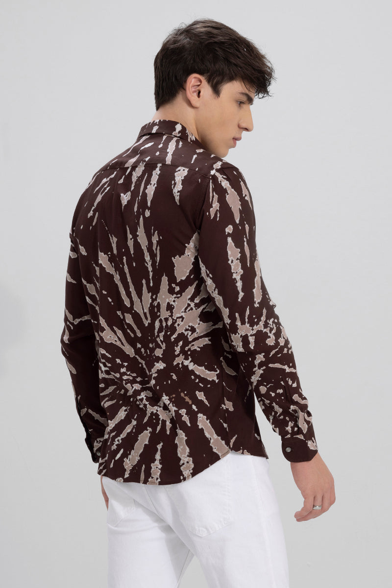 Splish Splash Brown Shirt | Relove