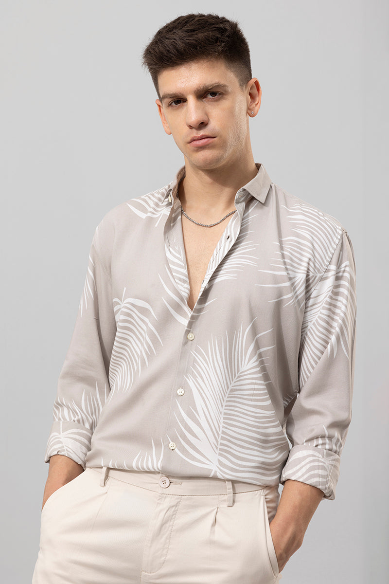 Palmera Beige Shirt | Relove