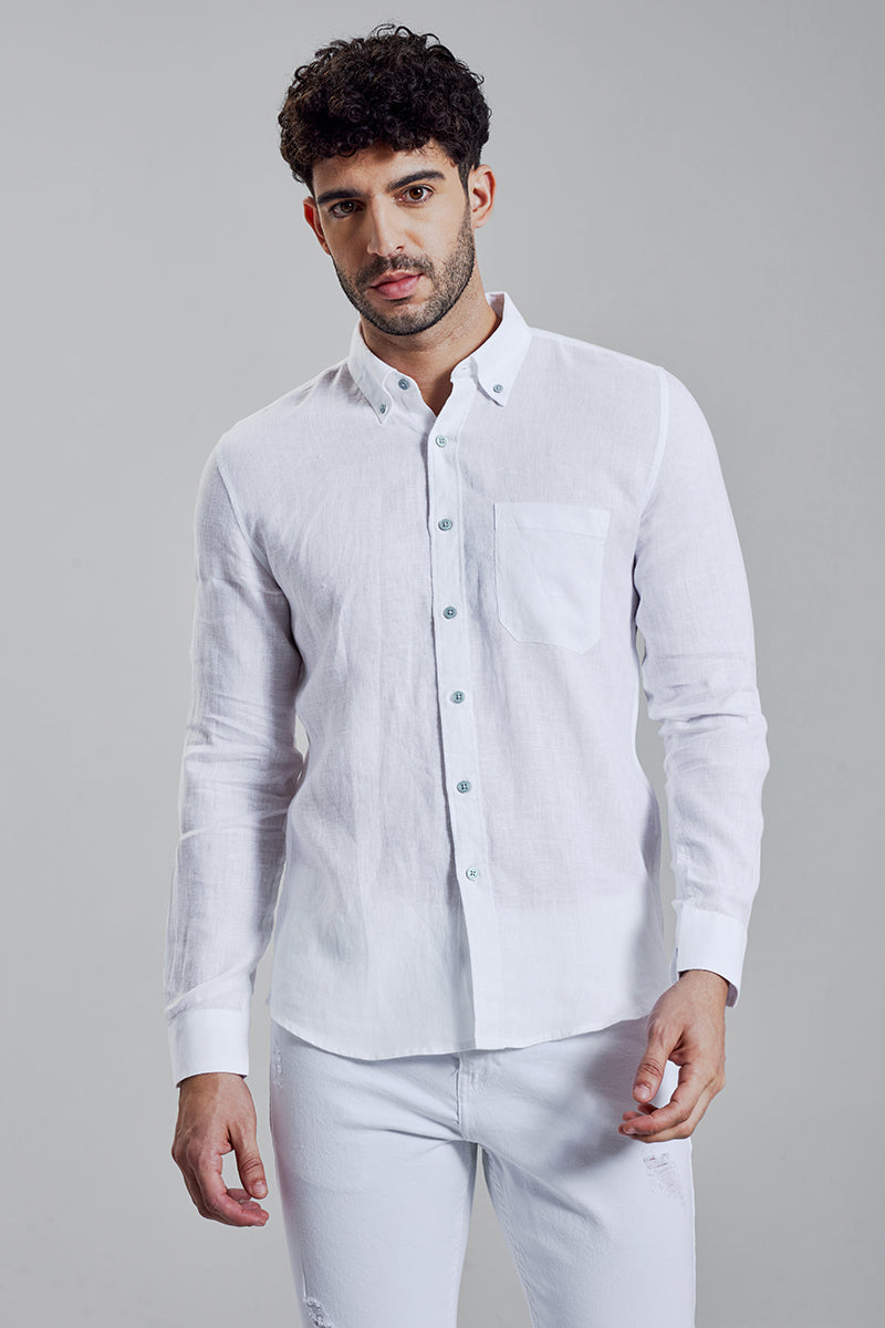 Mould Linen White Shirt | Relove