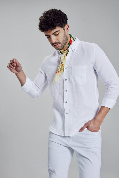 Mould Linen White Shirt | Relove