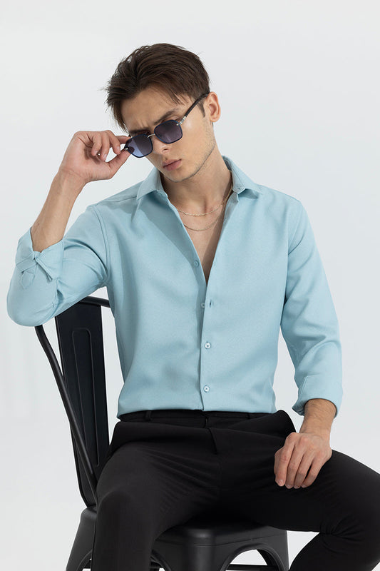 Crapepoly Sky Blue Shirt | Relove