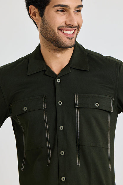 Hawky Olive Shirt | Relove