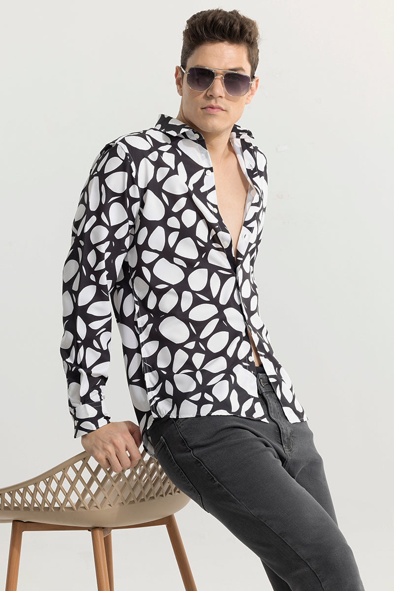 Abstracto Pebble White Shirt | Relove