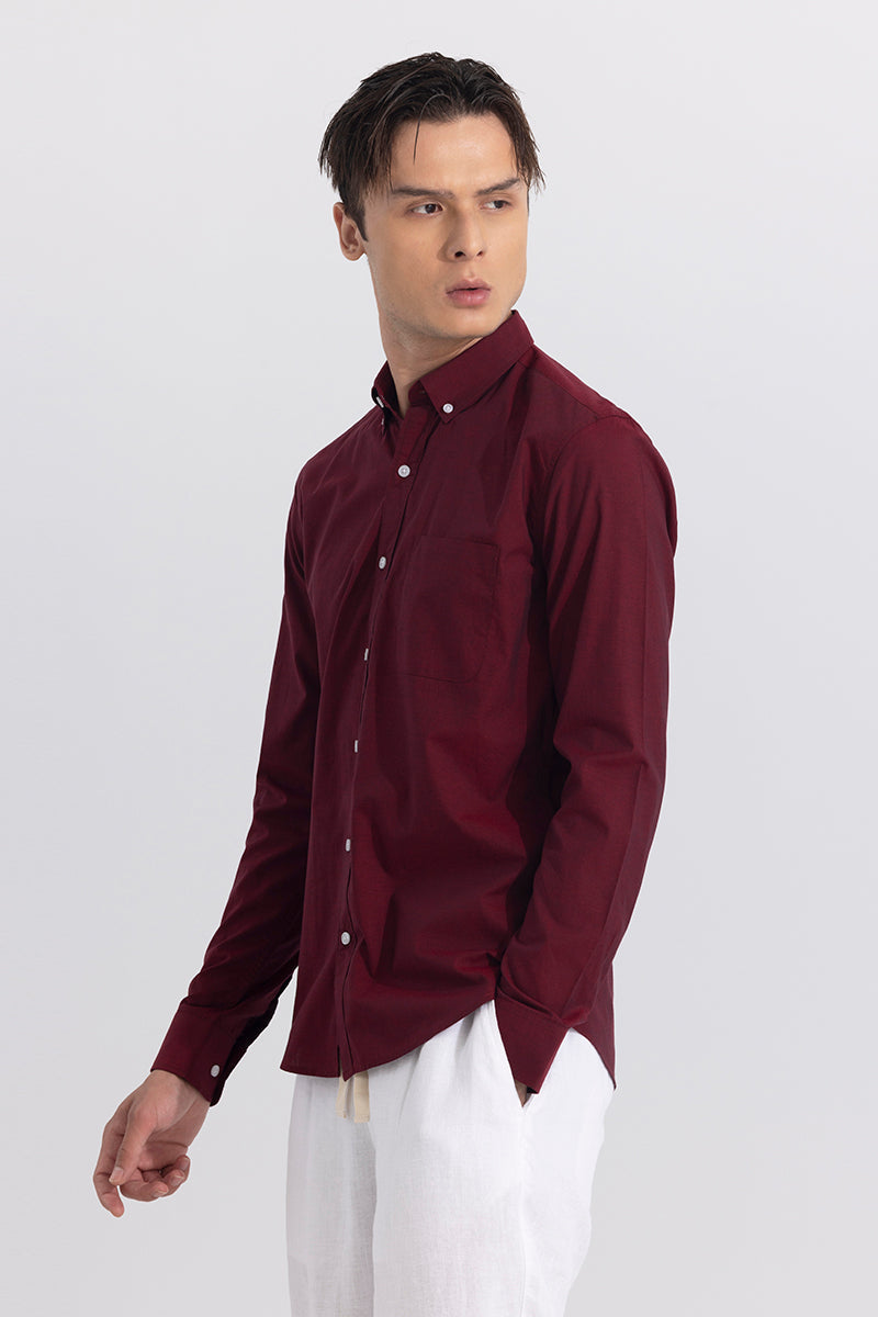 Plateau Maroon Shirt | Relove