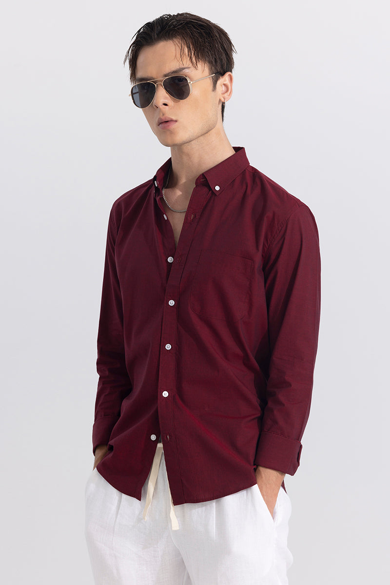 Plateau Maroon Shirt | Relove