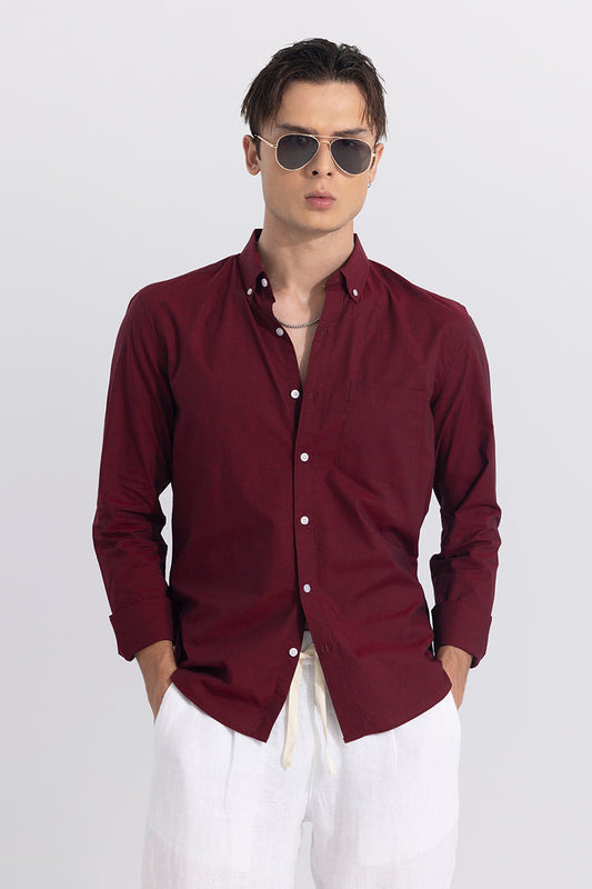 Plateau Maroon Shirt | Relove