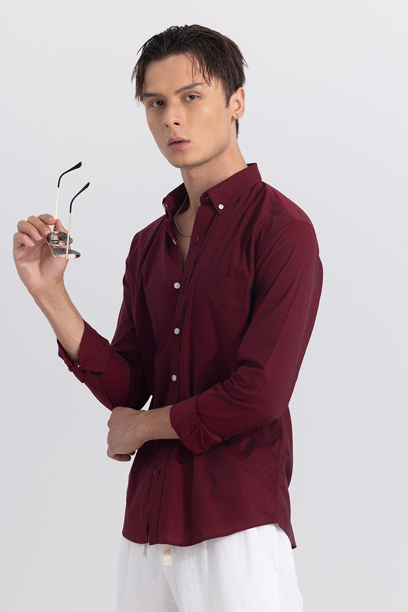 Plateau Maroon Shirt | Relove