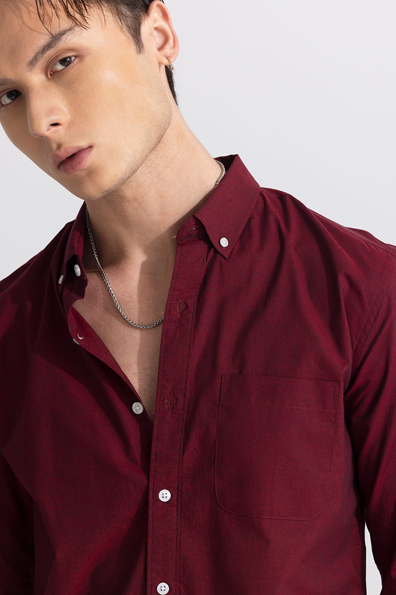 Plateau Maroon Shirt | Relove