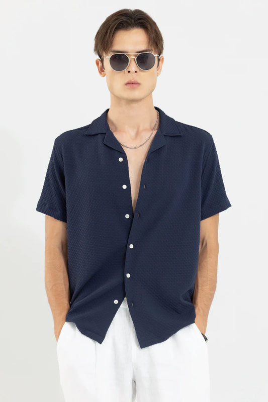 Breezy Bluffs Navy Shirt | Relove