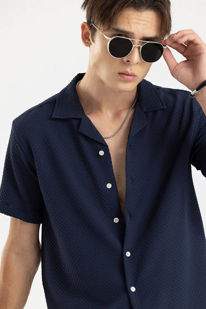 Breezy Bluffs Navy Shirt | Relove