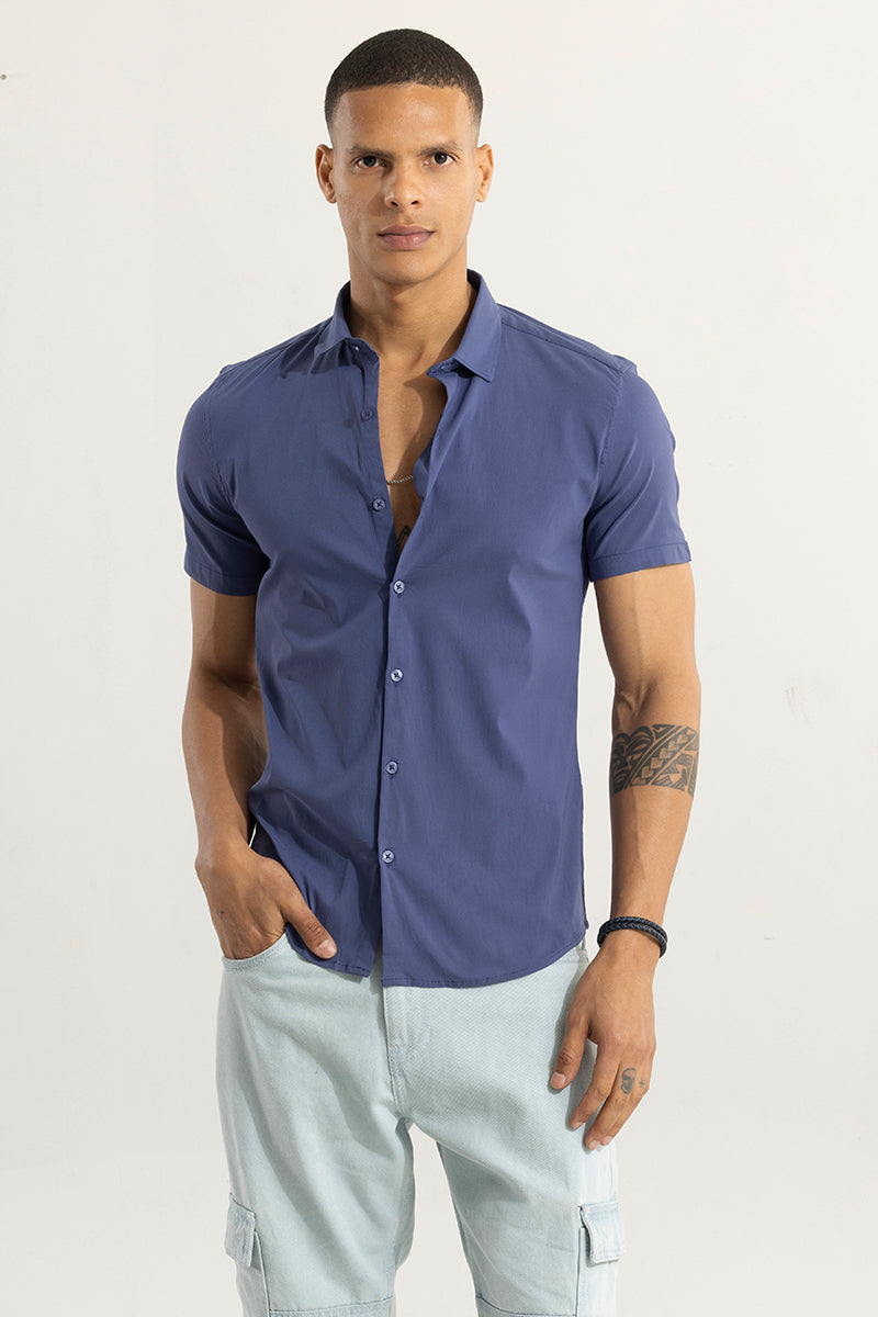 Flexit Violet Blue Shirt | Relove