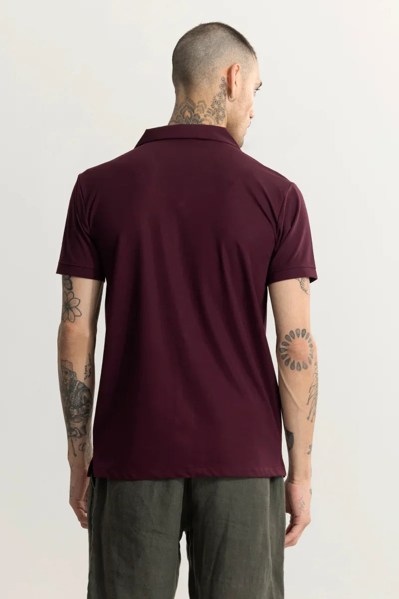 Jenzen Maroon Shirt | Relove