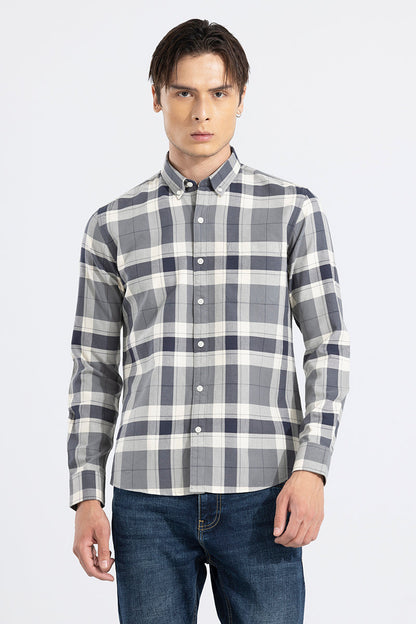 Harbor Check Grey Shirt | Relove