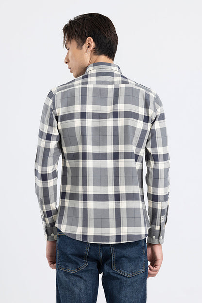 Harbor Check Grey Shirt | Relove