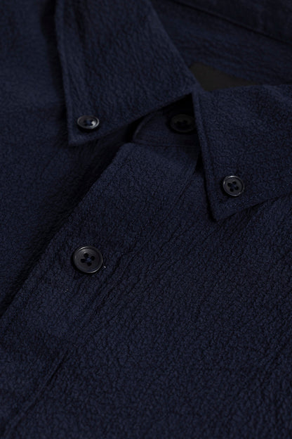 Rufflecrush Navy Shirt | Relove