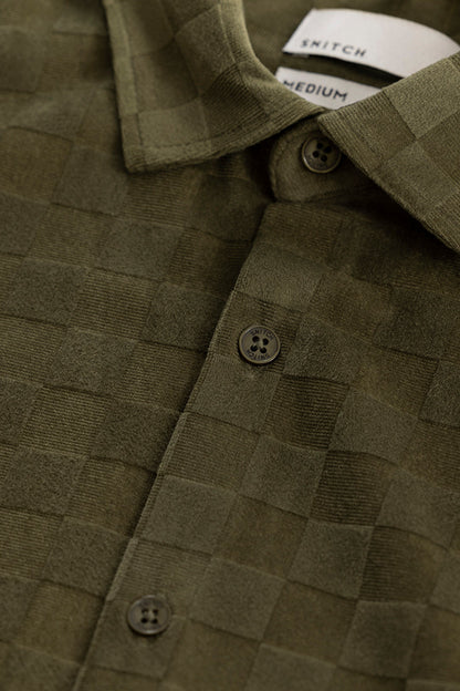 Gridix Olive Shirt | Relove