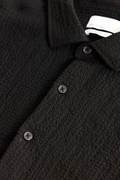 Mash Wrinkle Black Shirt | Relove