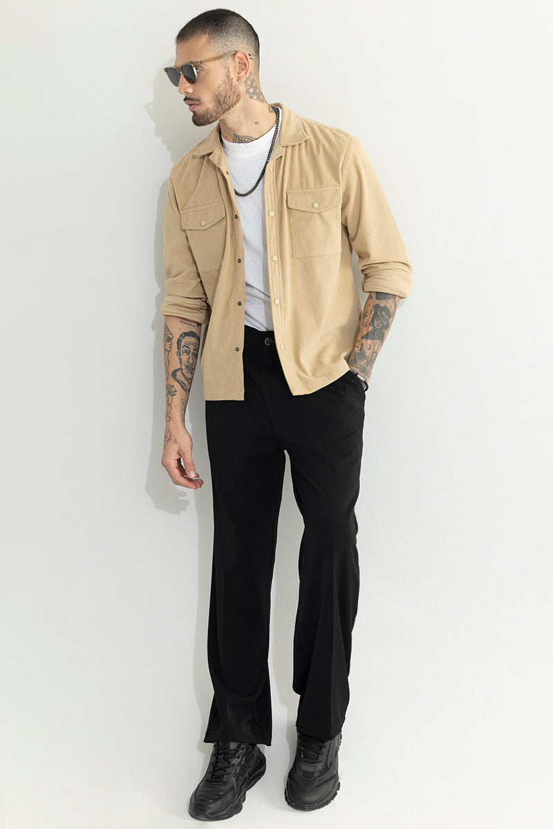 Cord Couture Beige Overshirt | Relove