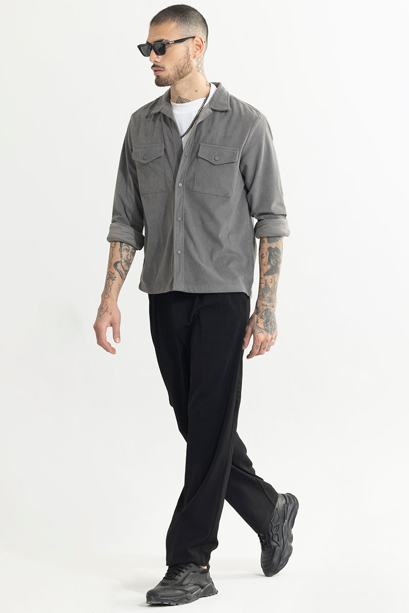 Cord Couture Grey Overshirt | Relove