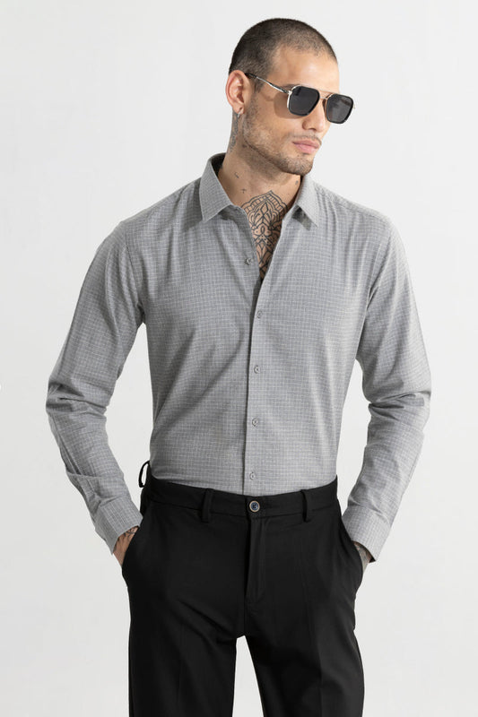 Self Mini Square Grey Shirt | Relove