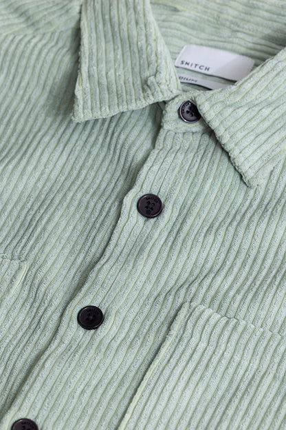 Cordbreaker Green Corduroy Overshirt | Relove