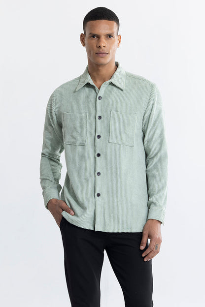 Cordbreaker Green Corduroy Overshirt | Relove